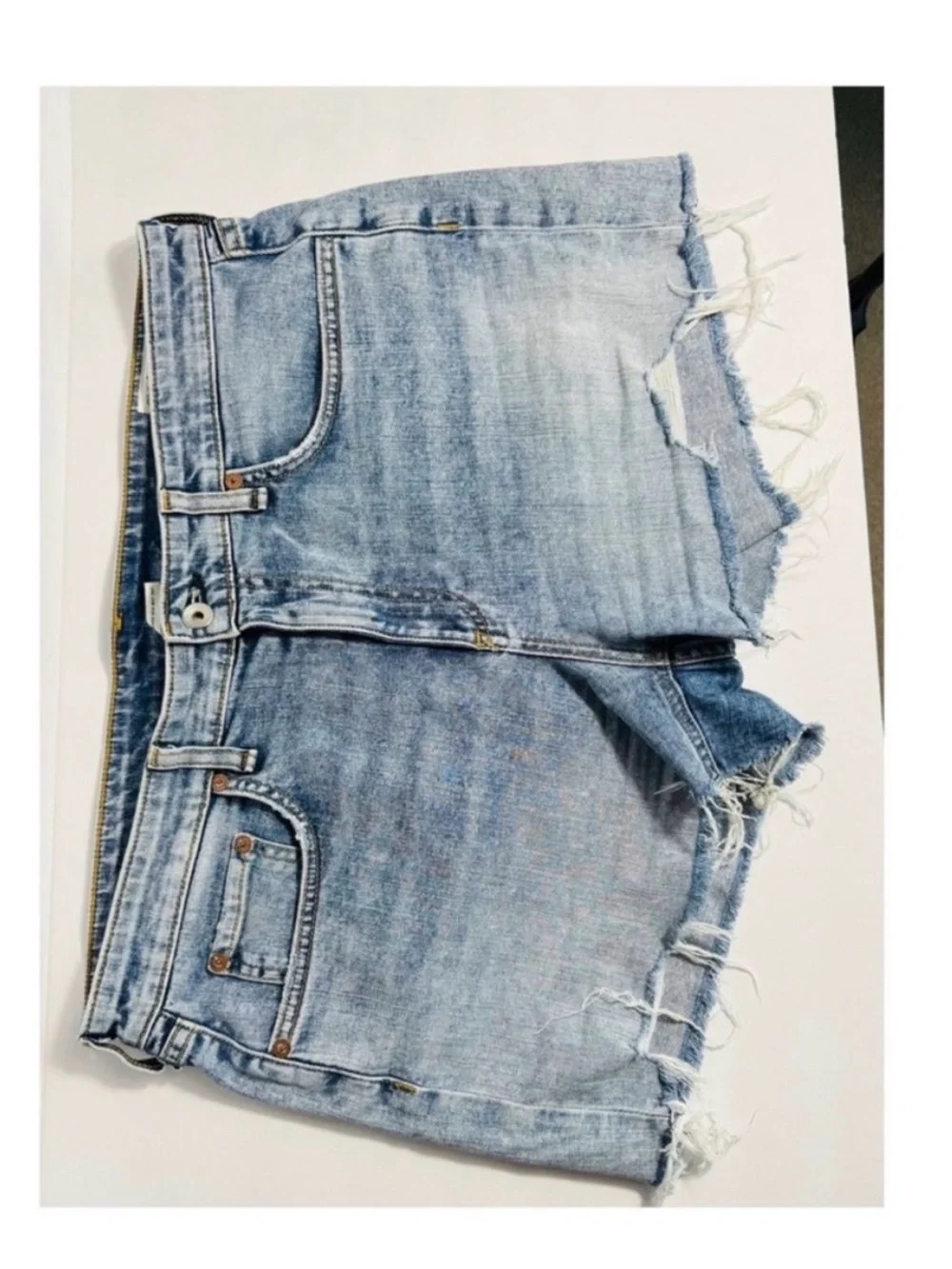 Rag & Bone DRE Low Rise Denim Shorts in Stella
